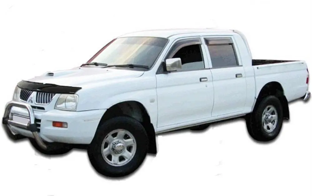 Panserbeskytter Mitsubishi L200 1999 - 2006 │ Hood Deflector Bonnet Huard – bilde 2