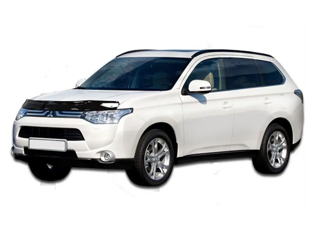 MOTOS Rubberen automatten en kofferbakmatten set voor Mitsubishi Outlander III 2012-2022 Verbeter je reiscomfort met 3D antislip automat - autovloermatten