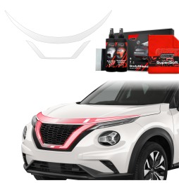 Panserbeskytter Nissan Juke Facelift 2024 - 2025 │ PPF beskyttelsesfolie Gjennomsiktig BodyShield