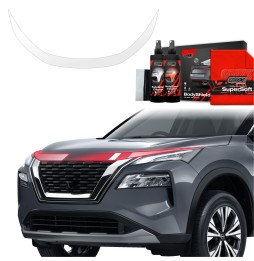 Panserbeskytter Nissan X-Trail Facelift 2024 - 2025 │ PPF beskyttelsesfolie Gjennomsiktig BodyShield