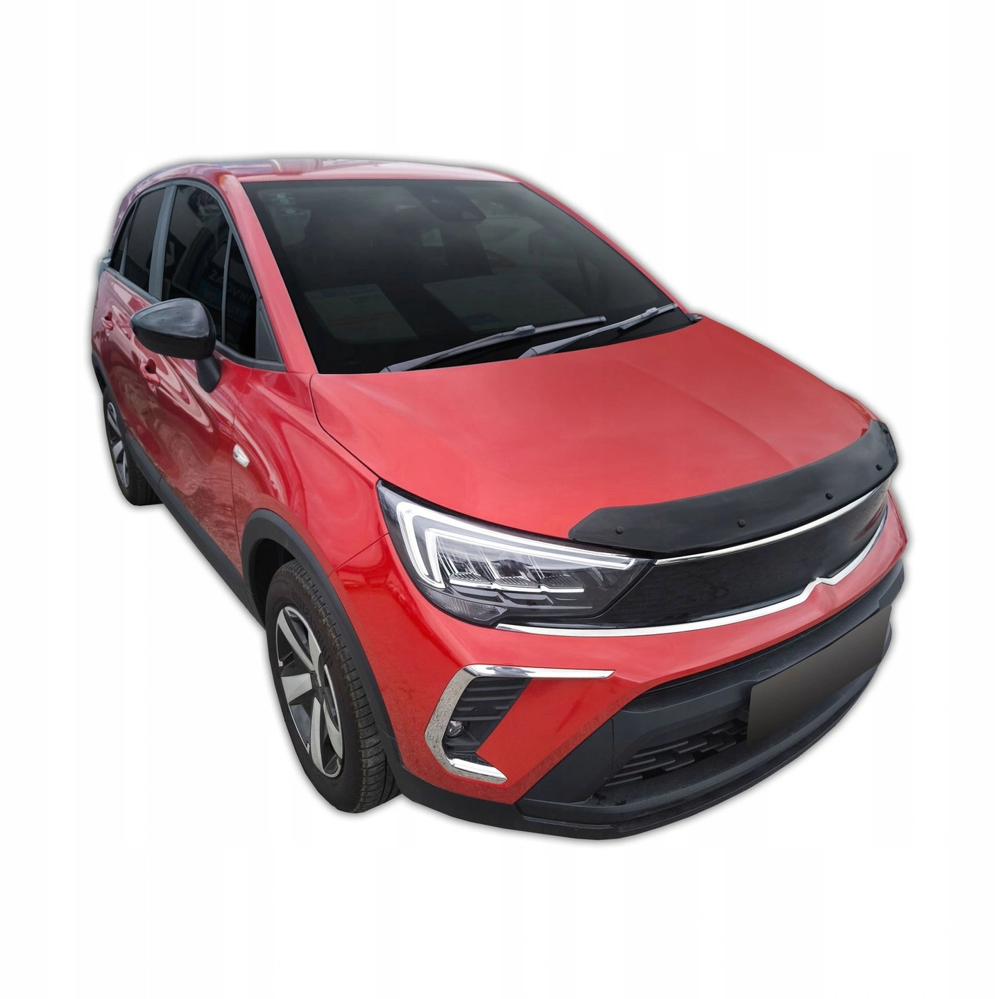 Panserbeskytter Opel Crossland X 2017 - 2024 │ Steinsprutbeskytter Black Bonnet Guard Protector