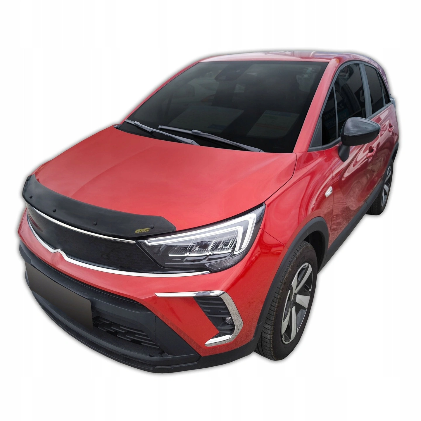 Panserbeskytter Opel Crossland X 2017 - 2024 │ Steinsprutbeskytter Black Bonnet Guard Protector – bilde 3