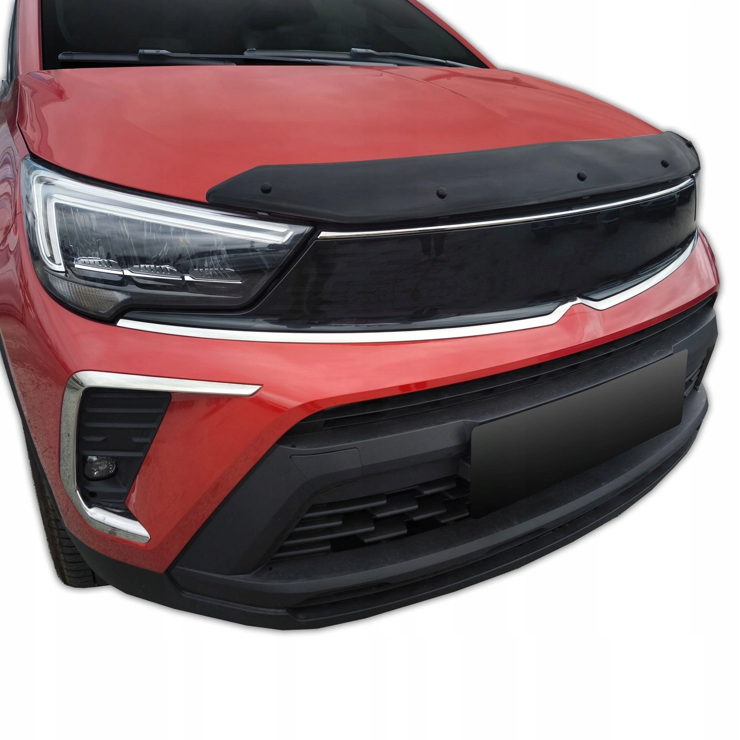 Panserbeskytter Opel Crossland X 2017 - 2024 │ Steinsprutbeskytter Black Bonnet Guard Protector – bilde 4