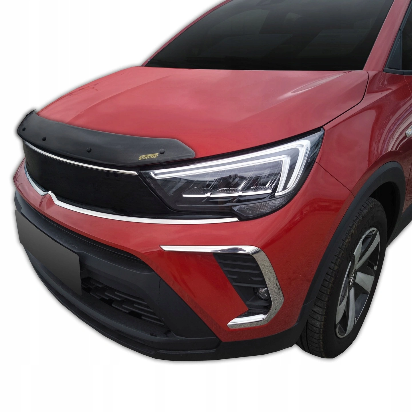 Panserbeskytter Opel Crossland X 2017 - 2024 │ Steinsprutbeskytter Black Bonnet Guard Protector – bilde 6