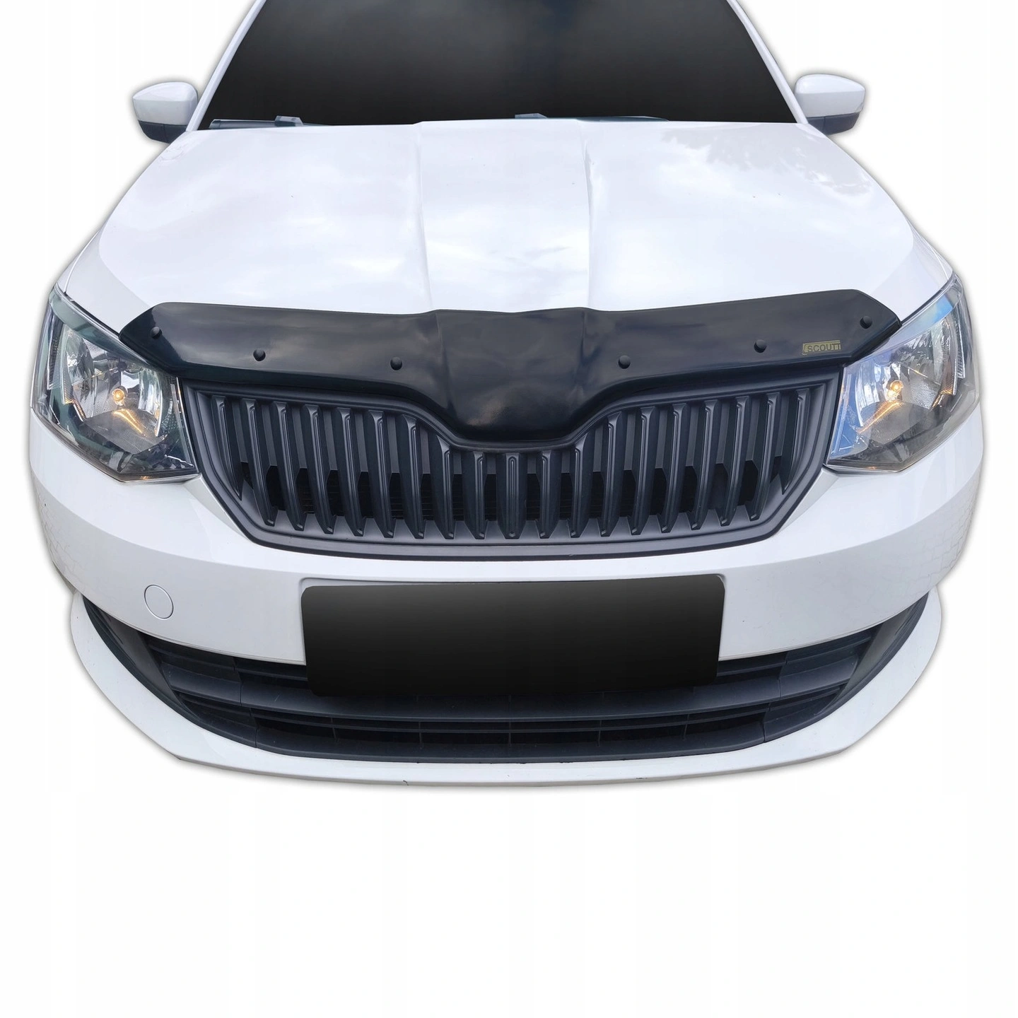 Panserbeskytter Skoda Fabia 2014 - 2021 │ Steinsprutbeskytter Black Bonnet Guard Protector – bilde 2