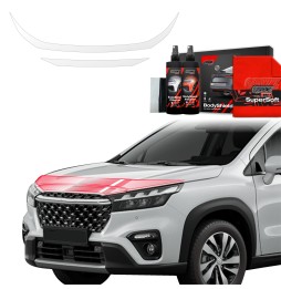 Panserbeskytter Suzuki S-Cross 2021 - 2025 │ PPF beskyttelsesfolie Gjennomsiktig BodyShield