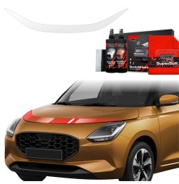 Panserbeskytter Suzuki Swift 2024 - 2025 │ PPF beskyttelsesfolie Gjennomsiktig BodyShield