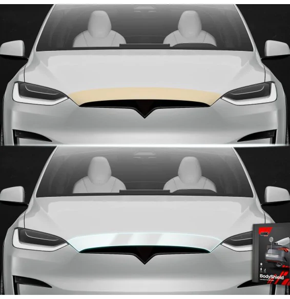 Panserbeskytter Tesla Model Y Juniper 2024 -> │ PPF beskyttelsesfolie Gjennomsiktig BodyShield Image 4