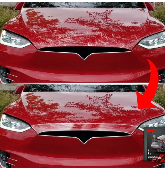 Panserbeskytter Tesla Model Y Juniper 2024 -> │ PPF beskyttelsesfolie Gjennomsiktig BodyShield Image 5