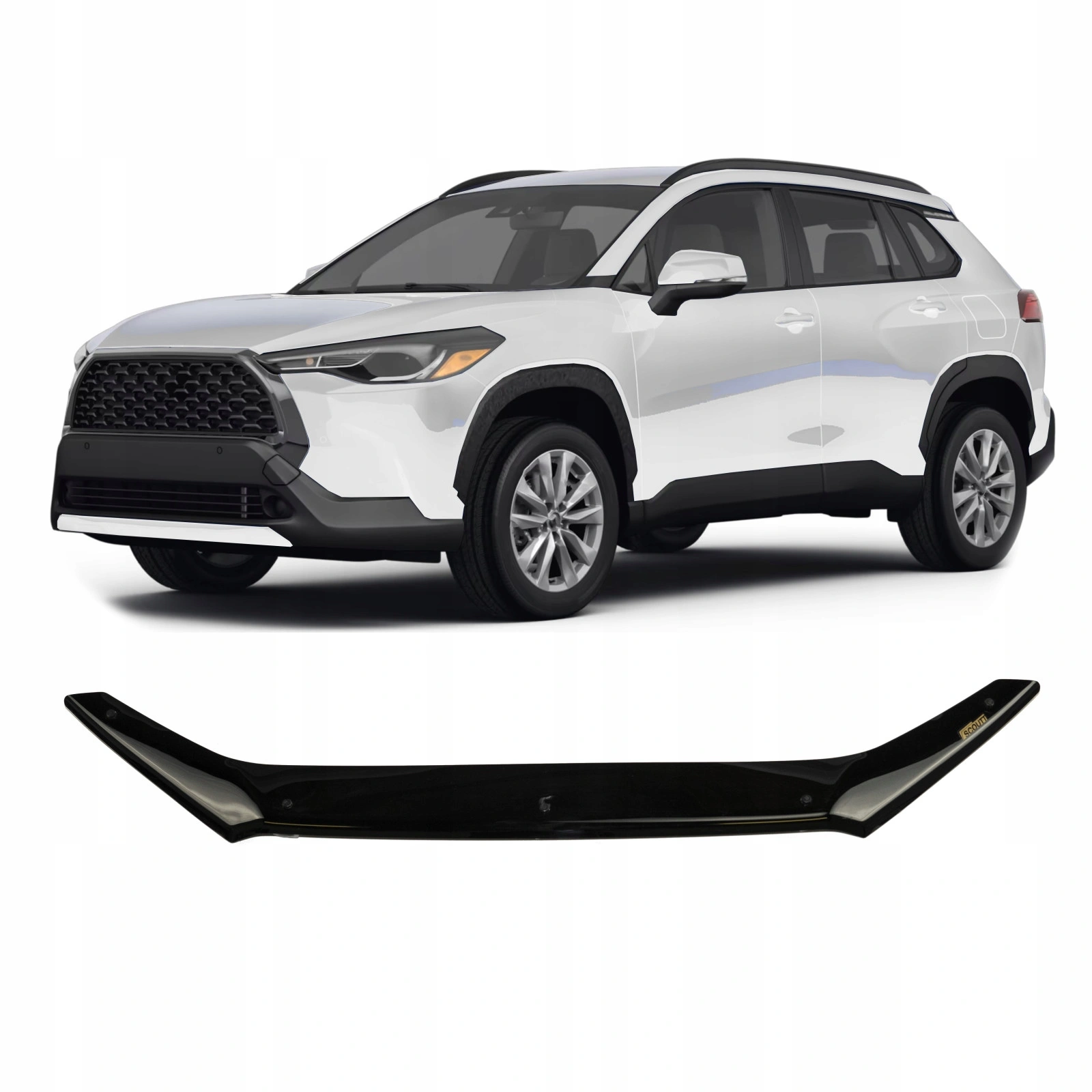 Panserbeskytter Toyota Corolla Cross 2022 -> │ Hood Deflector Bonnet Guard