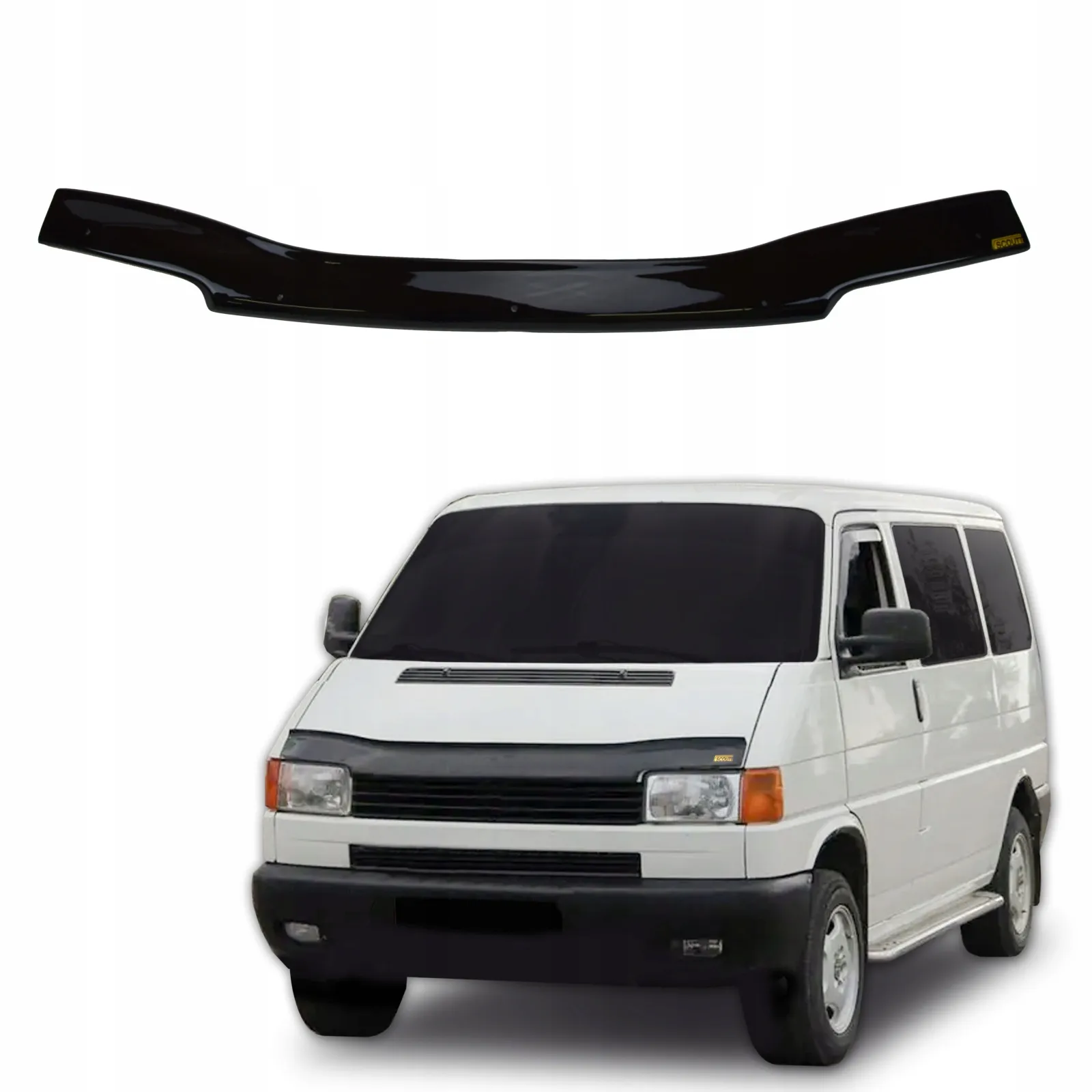 Panserbeskytter VW T4 1990 - 2003 │ Transporter - Caravelle - Multivan Hood Deflector Bonnet Guard