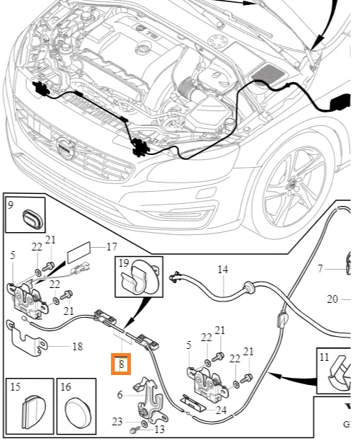 Panservaier Volvo Genuine® S60 / V60 2011-2018