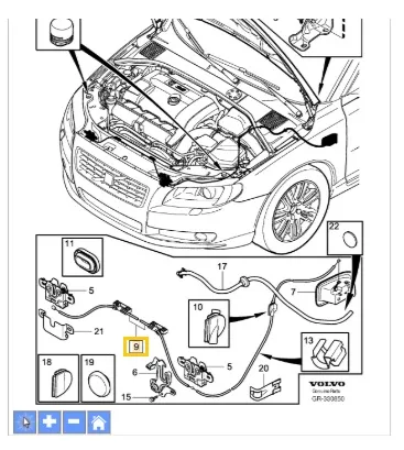 Panservaier Volvo Genuine® S80 / V70 / XC70 2007-2016 – bilde 2