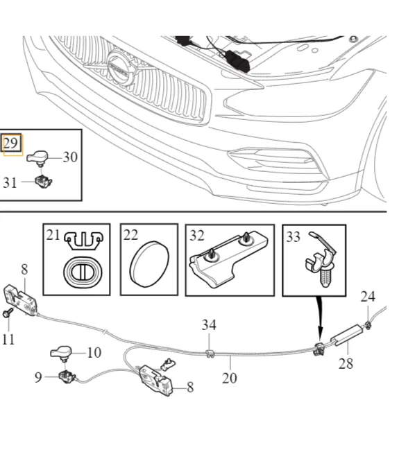 Panservaier Volvo Genuine® S90 / V90 / V90 Cross Country / XC90 2016->
