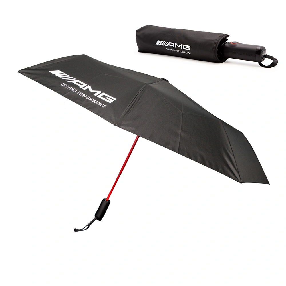 Paraply Mercedes-Benz AMG Kompakt Sammenleggbar │ Automatisk Genuine® Umbrella Black