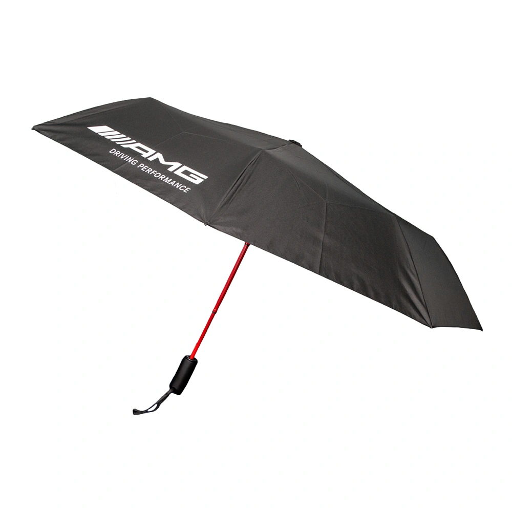 Paraply Mercedes-Benz AMG Kompakt Sammenleggbar │ Automatisk Genuine® Umbrella Black – bilde 2