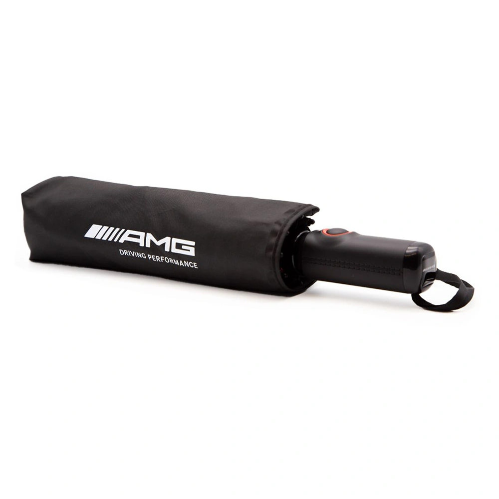 Paraply Mercedes-Benz AMG Kompakt Sammenleggbar │ Automatisk Genuine® Umbrella Black – bilde 3