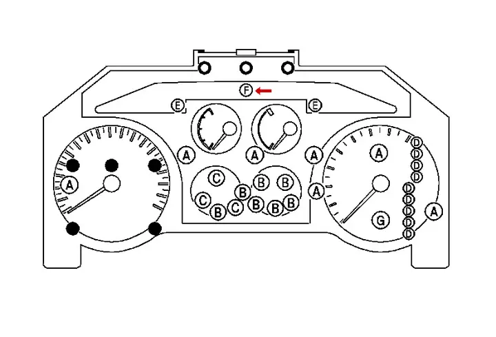 Pære instrumentpanel Mitsubishi Pajero III / Mitsubishi Montero - 1 stk. – bilde 2