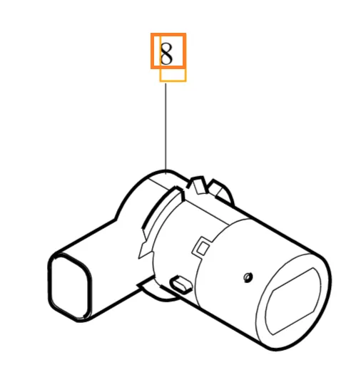 Parkeringssensor (PDC) Volvo Genuine® C70 S40 S60 S80 V50 V70 XC70 XC90 │ bensin/diesel