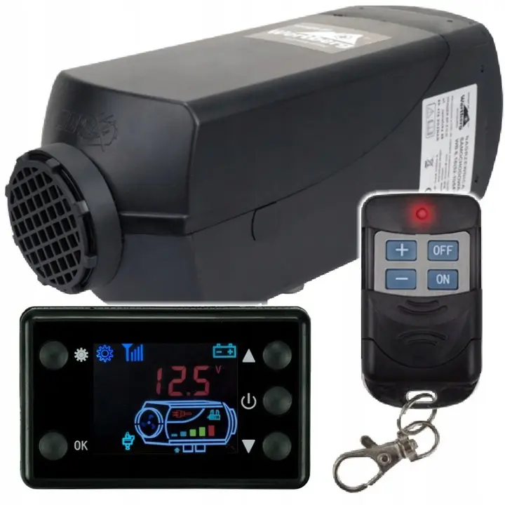 Parkeringsvarmer Webasto type m / LCD-fjernbetjening - 8kW Image 1