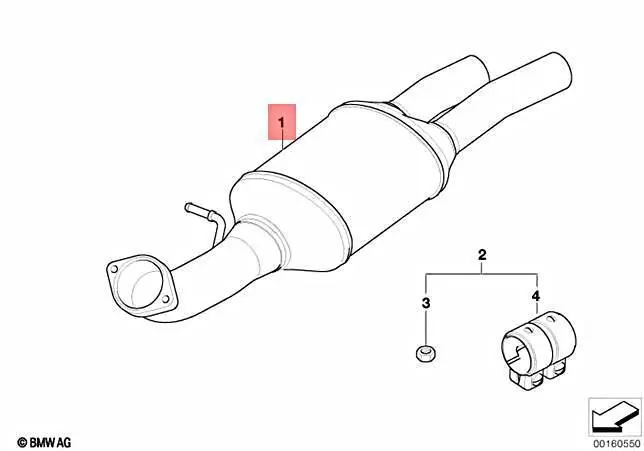 Partikelfilter DPF BMW X5 (E53) 1999 - 2006 │ 3.0d M57 - Genuine®