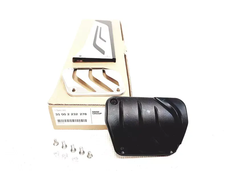 Pedaldeksler OEM BMW M Performance Stainless Steel – bilde 4