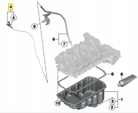 Peilepinne BMW 1 (F20 / F21) 2011 - 2019 / BMW 3 (F30/F31) 2011 - 2018 – bilde 2