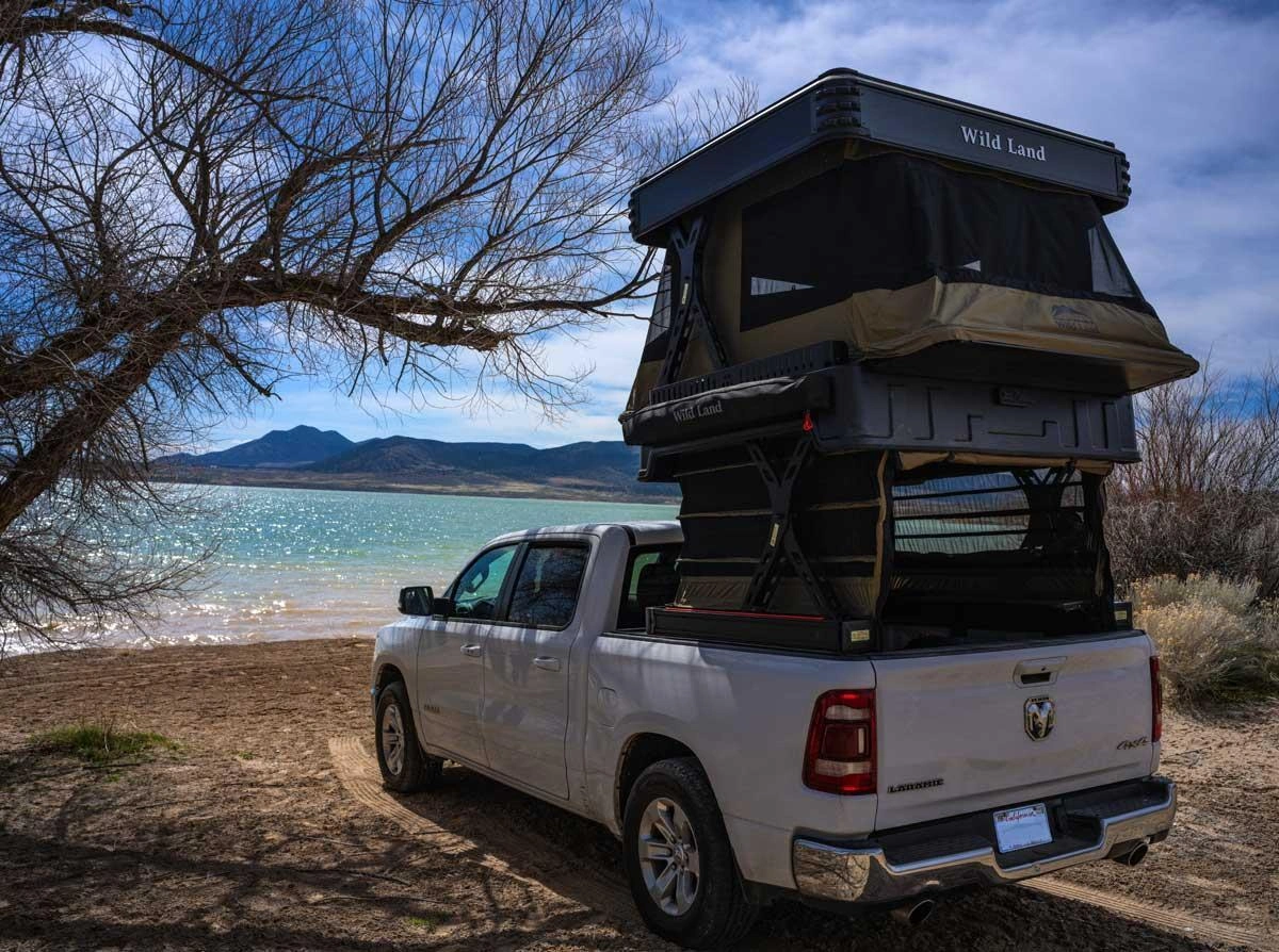 Pickup-telt Wild Land Wingman │ Telt for lasteplan - Premium Adventure elektrisk campingmodul - 2-3 personer – bilde 22