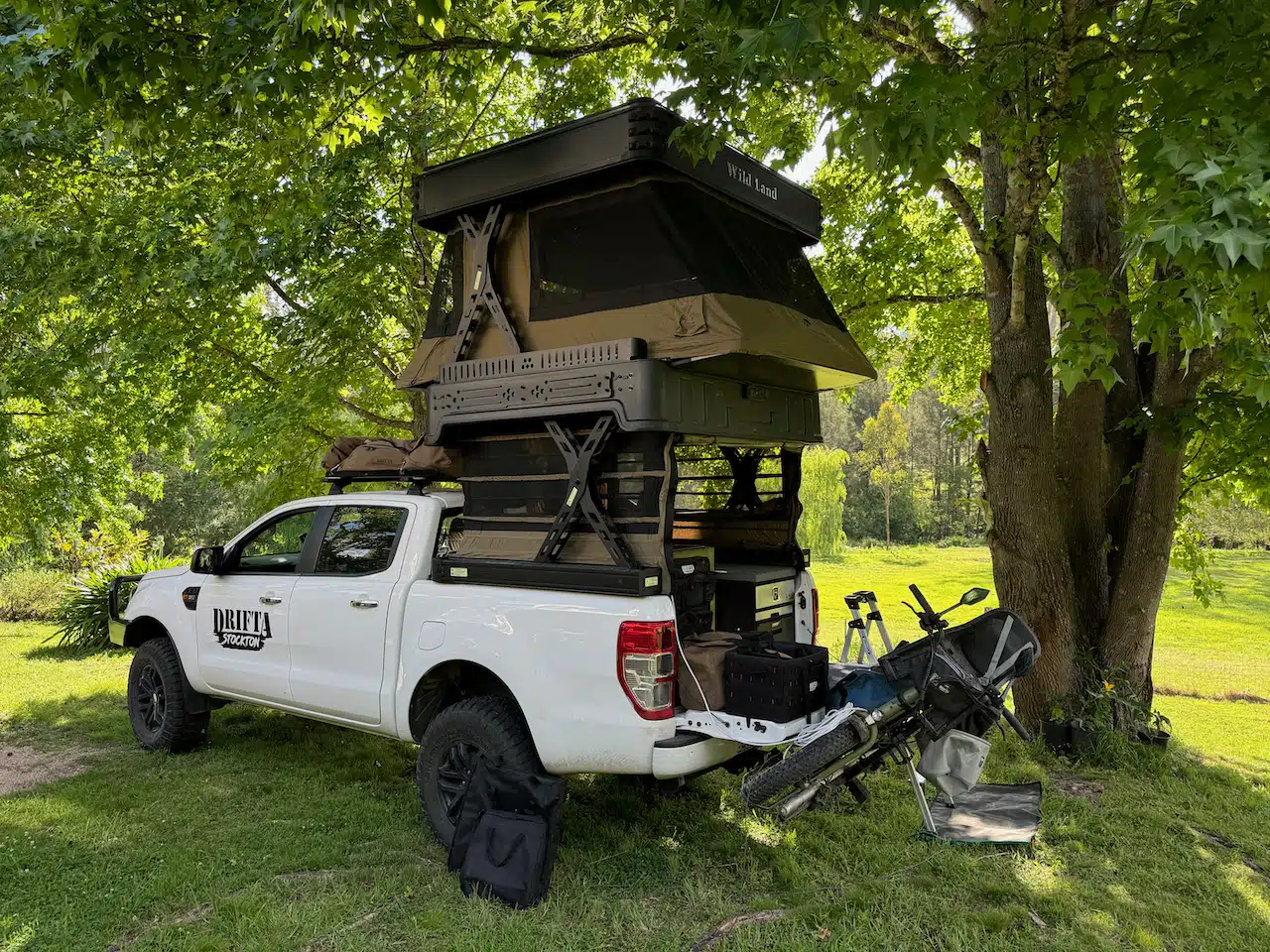 Pickup-telt Wild Land Wingman │ Telt for lasteplan - Premium Adventure elektrisk campingmodul - 2-3 personer – bilde 23