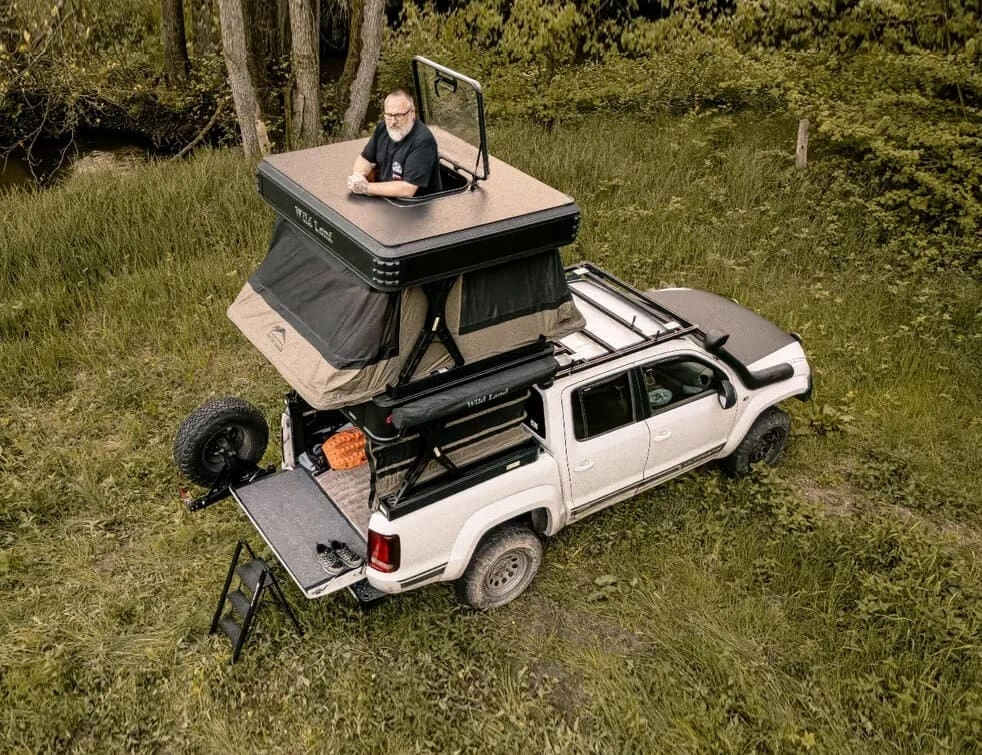 Pickup-telt Wild Land Wingman │ Telt for lasteplan - Premium Adventure elektrisk campingmodul - 2-3 personer – bilde 26