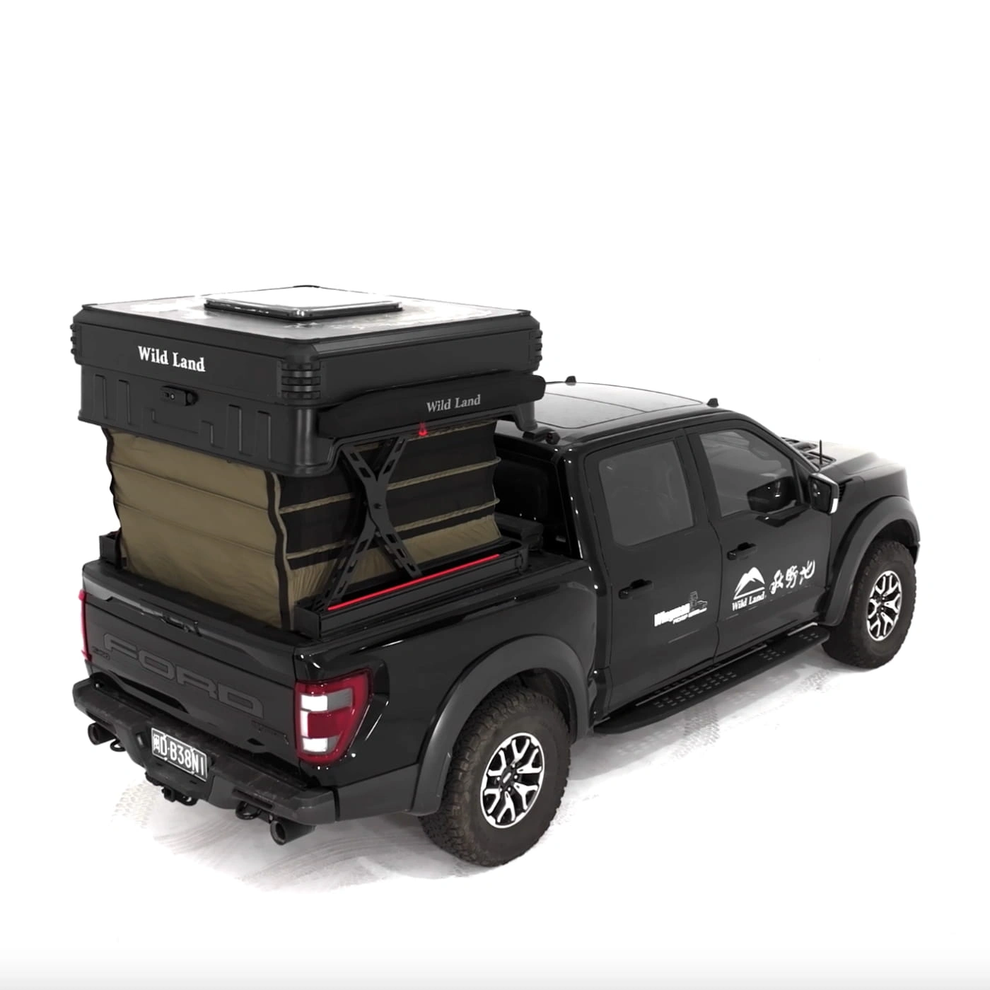 Pickup-telt Wild Land Wingman │ Telt for lasteplan - Premium Adventure elektrisk campingmodul - 2-3 personer – bilde 5