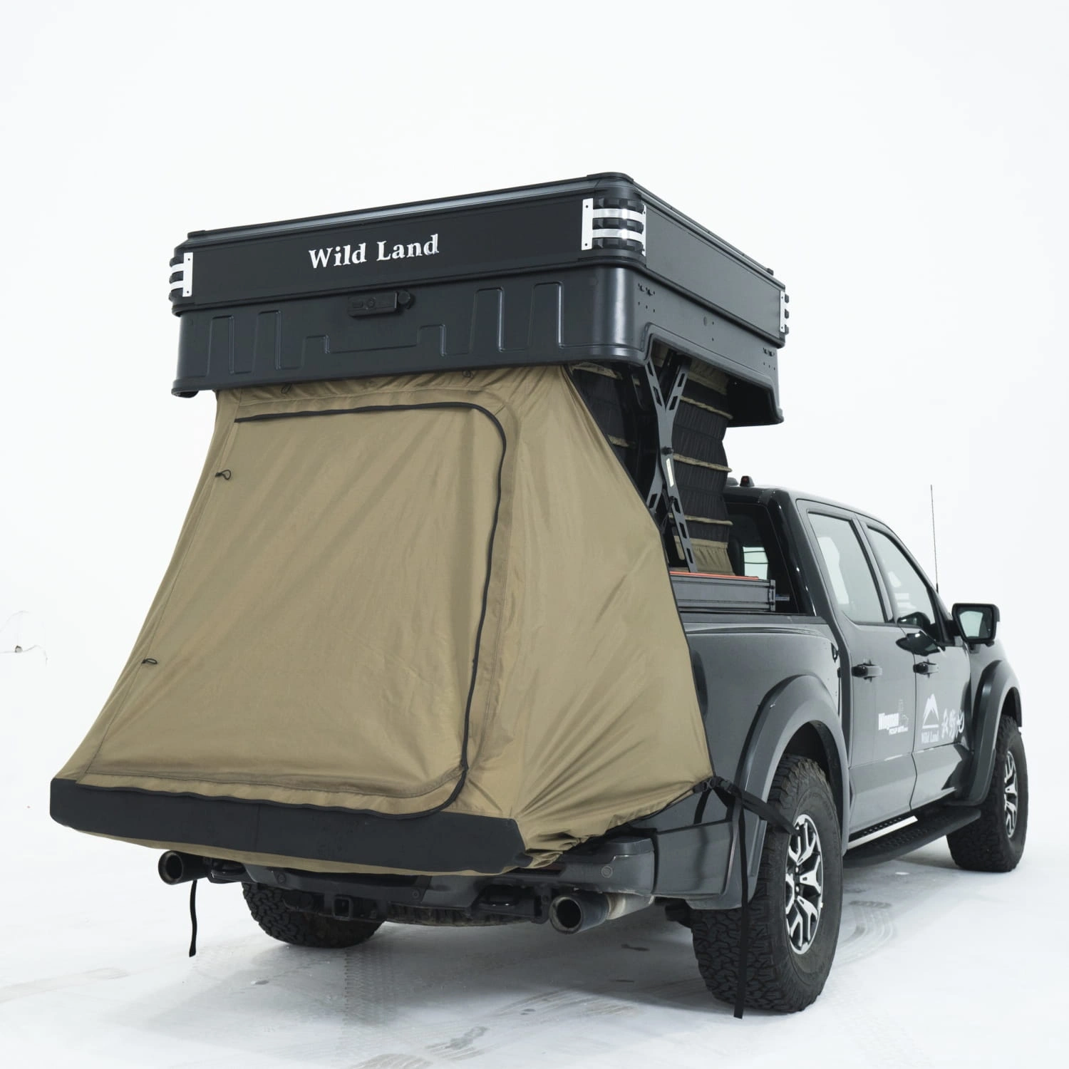 Pickup-telt Wild Land Wingman │ Telt for lasteplan - Premium Adventure elektrisk campingmodul - 2-3 personer – bilde 7