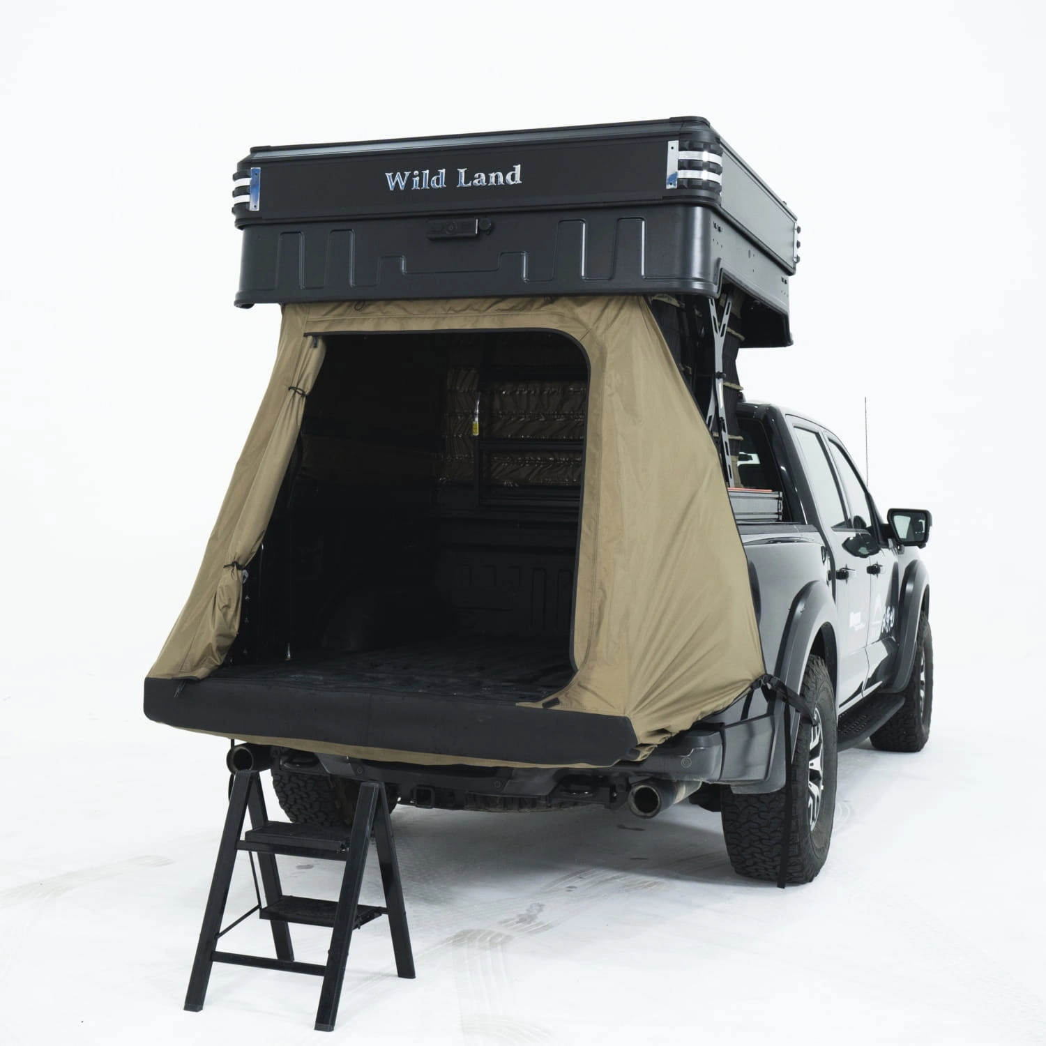 Pickup-telt Wild Land Wingman │ Telt for lasteplan - Premium Adventure elektrisk campingmodul - 2-3 personer – bilde 9