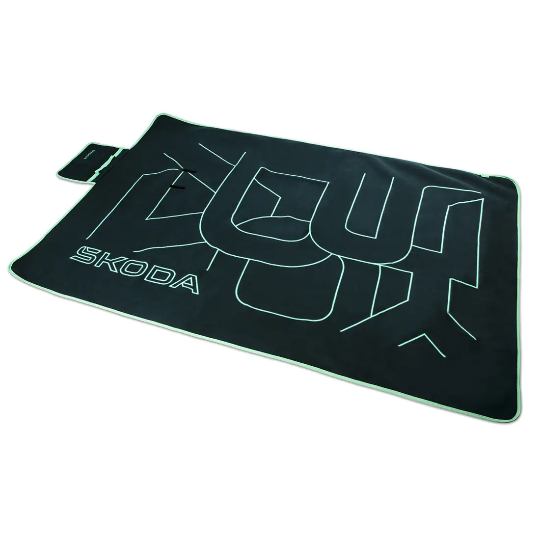 Piknikteppe Skoda Electric Green | Genuine Picnic Blanket