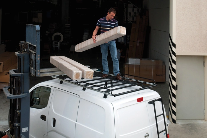 Plattformtrinn Cruz til lasteplattform - takgrind - 128 cm – bilde 6