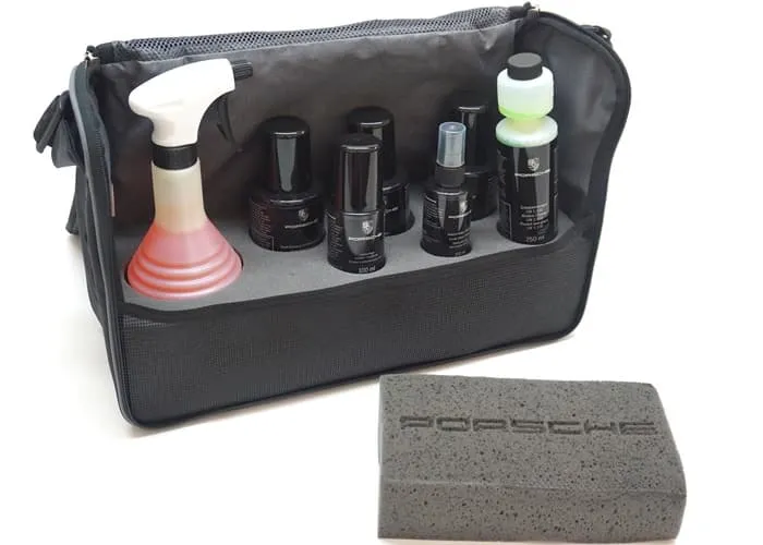 Pleiesett Porsche Interiør og eksteriør │ Genuine® Tequipment Service Care kit complete with bag – bilde 3