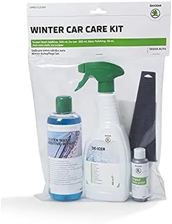 Pleiesett Skoda Winter Edition med Isskrape │ Genuine® Winter Care Kit