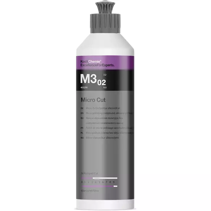 Poleringsmiddel Koch Chemie Micro Cut M3.02 │ Poleringspasta - Høyglansfinish - 250 ml