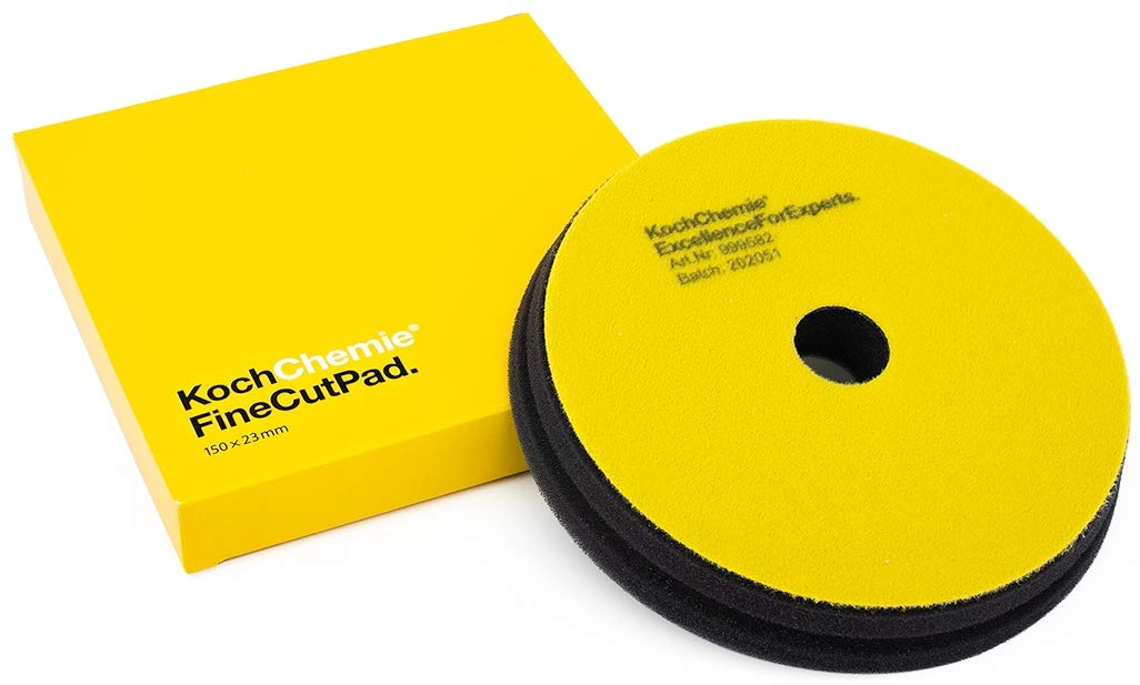 Poleringspute Koch Chemie Fine Cut Pad │ D- Ø150 x 25 mm - Middels Slipende Spesialsvamp Image 2