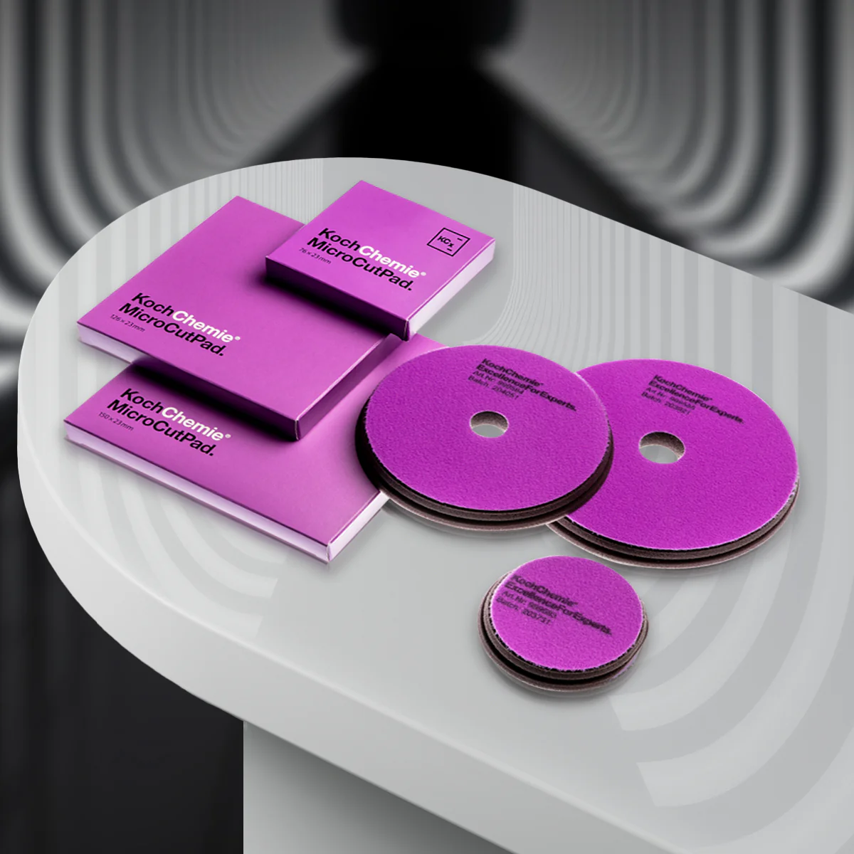 Poleringspute Koch Chemie Micro Cut Pad │ D- Ø150 x 25 mm - Høyglansfinish Spesialsvamp – bilde 7