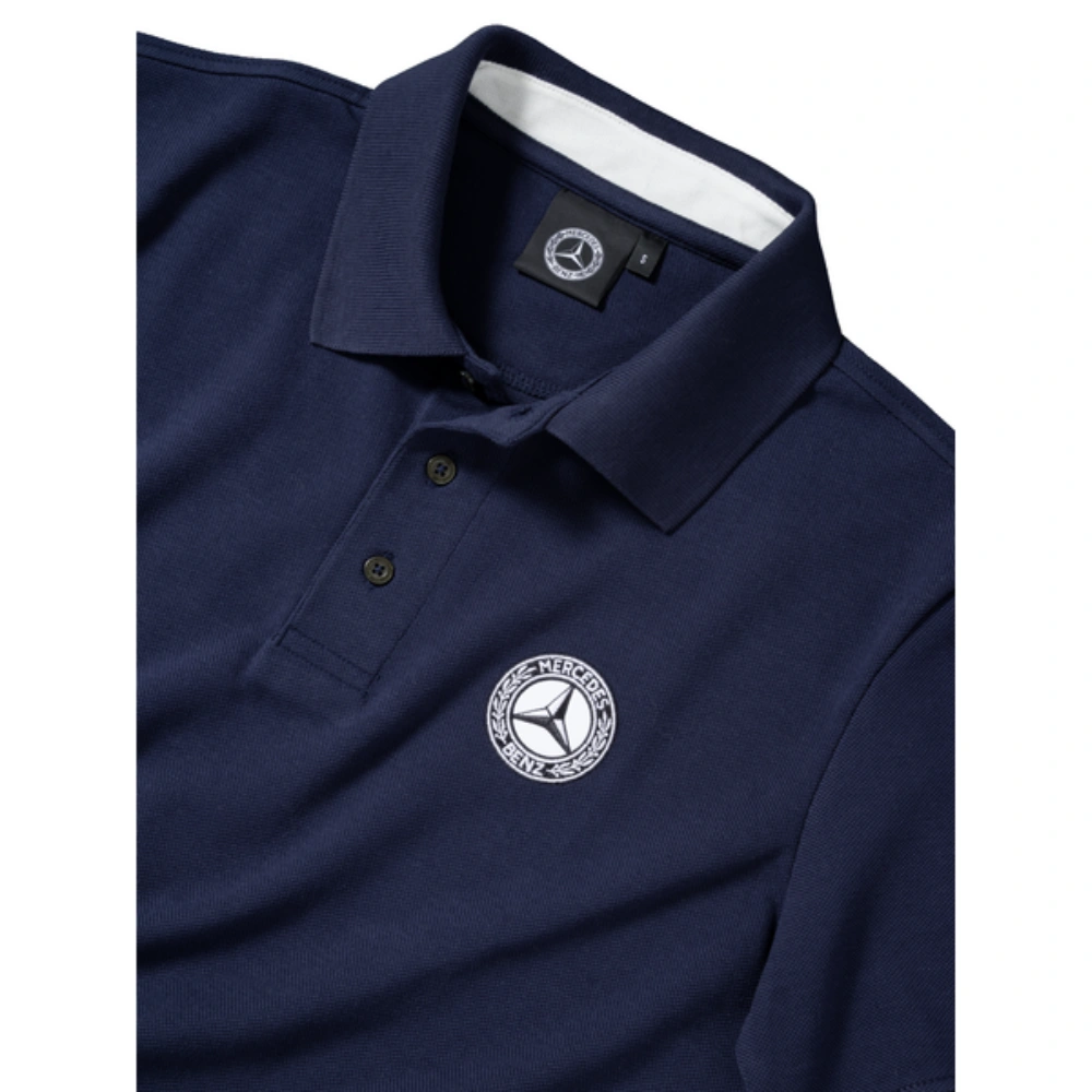Polo herre Mercedes-Benz │ Marineblå – Genuine® - strl. L – bilde 2