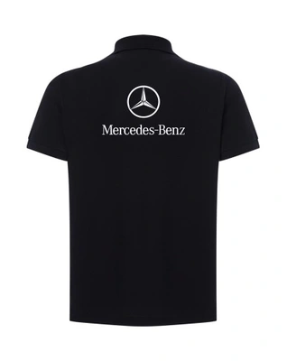 Polo herre Mercedes-Benz │ Marineblå – Genuine® - strl. L – bilde 3