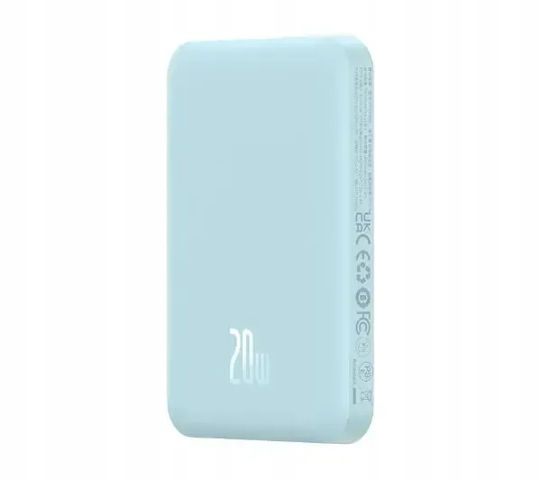 Powerbank Baseus Magnetic Mini 5000 mAh 20W MagSafe USB-C – Blå – bilde 3