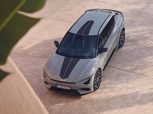 Pyntefolie Kia EV6 / EV6 GT-Line 2021 -> │ Dekorstriper for panser Racing Stripes - Glossy Black