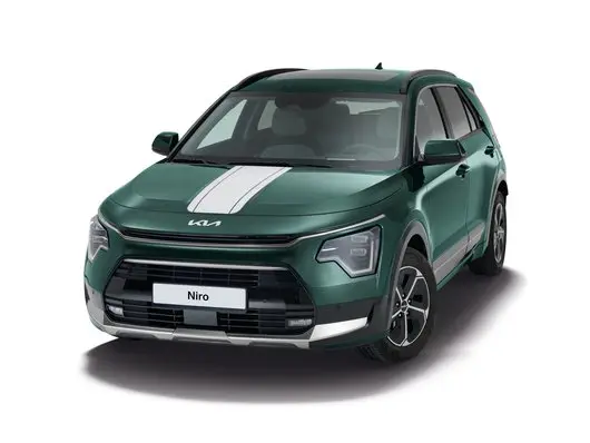 Pyntefolie Kia Niro EV 2022 -> │ Dekorstriper for panser Racing Stripes - White Matt
