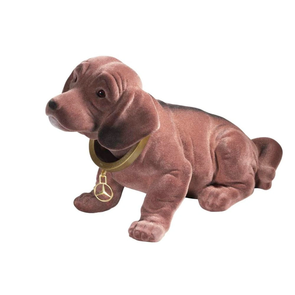 Pyntehund Mercedes-Benz med vippende hode – Retro kultfigur – bilde 2