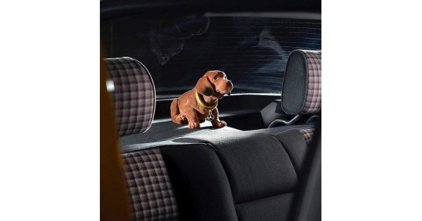 Pyntehund Mercedes-Benz med vippende hode – Retro kultfigur – bilde 8