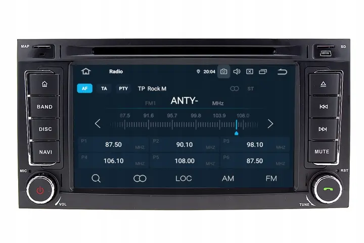 Radiospiller Android VW Touareg 7L 2002 - 2010 / VW T5 2003-2009 – bilde 3