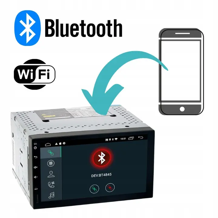 Radiospiller Android VW Touareg 7L 2002 - 2010 / VW T5 2003-2009 – bilde 5