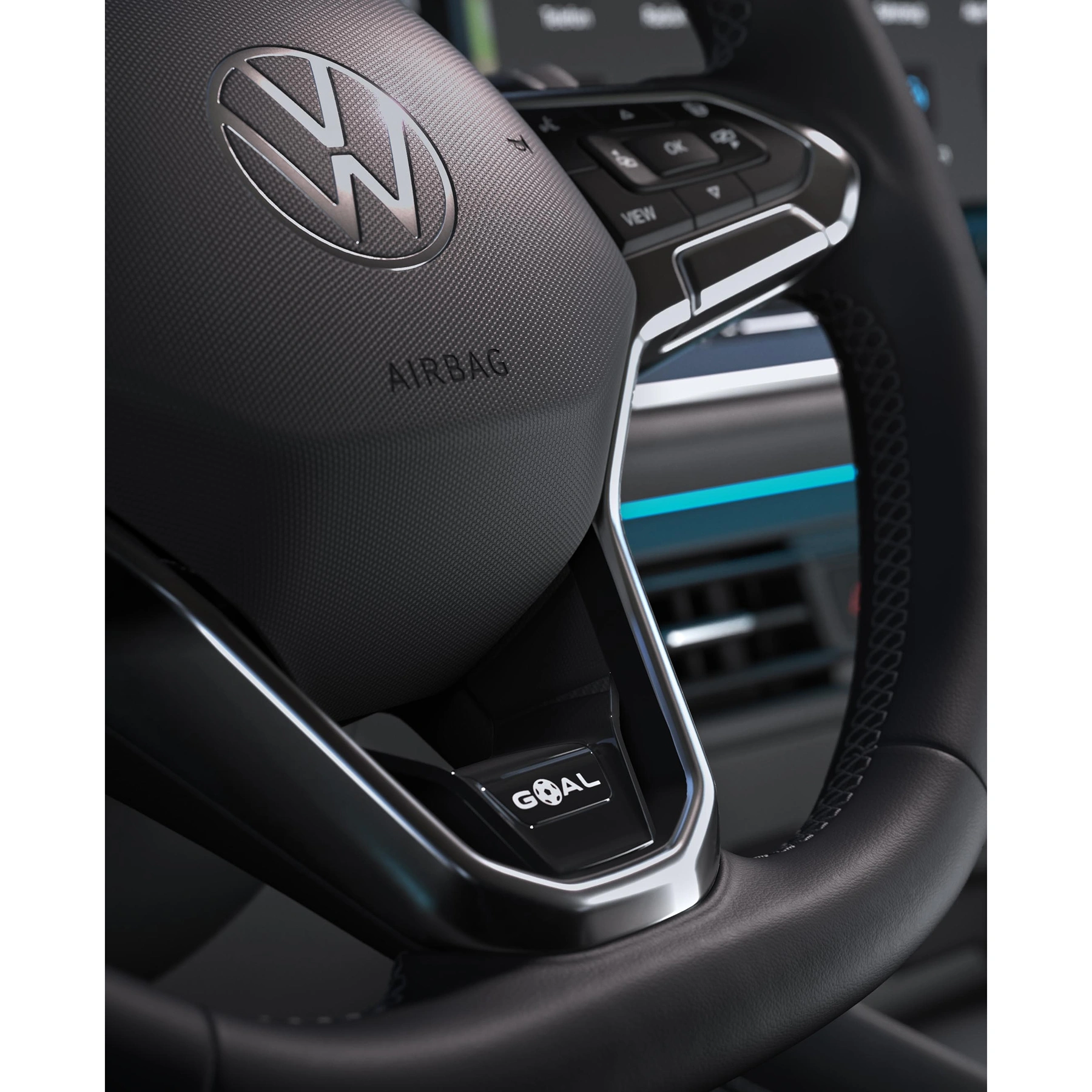 Ratt deksel VW Goal Serie │ Genuine® Football Black Edition
